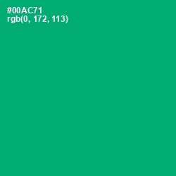 #00AC71 - Jade Color Image