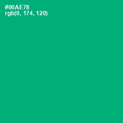 #00AE78 - Jade Color Image