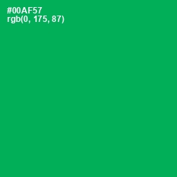 #00AF57 - Green Haze Color Image