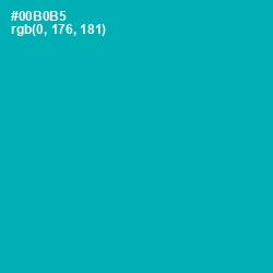 #00B0B5 - Bondi Blue Color Image