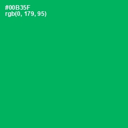 #00B35F - Jade Color Image