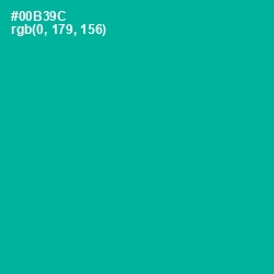 #00B39C - Persian Green Color Image