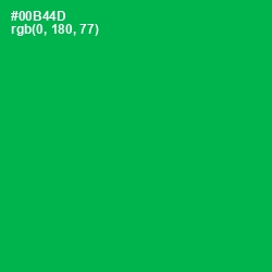 #00B44D - Green Haze Color Image