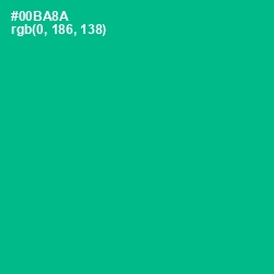 #00BA8A - Persian Green Color Image