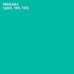 #00BAA5 - Persian Green Color Image