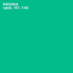 #00BB8A - Persian Green Color Image