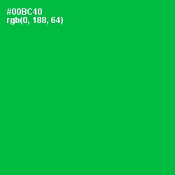 #00BC40 - Green Haze Color Image
