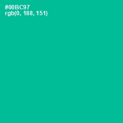 #00BC97 - Persian Green Color Image