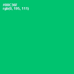 #00C36F - Malachite Color Image