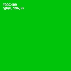 #00C409 - Green Color Image