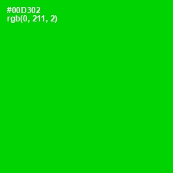 #00D302 - Green Color Image