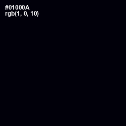 #01000A - Black Color Image