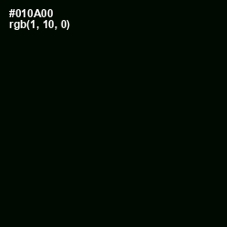 #010A00 - Black Color Image