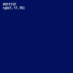 #01115F - Gulf Blue Color Image