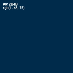 #012B4B - Blue Whale Color Image