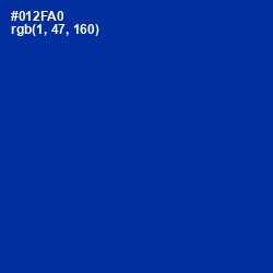 #012FA0 - International Klein Blue Color Image