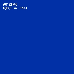 #012FA6 - International Klein Blue Color Image