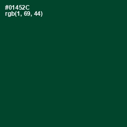 #01452C - Sherwood Green Color Image