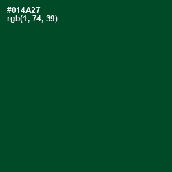 #014A27 - Kaitoke Green Color Image