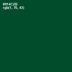 #014C2B - Sherwood Green Color Image