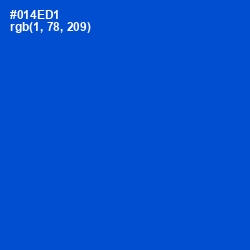 #014ED1 - Science Blue Color Image