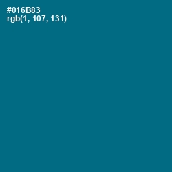 #016B83 - Blue Lagoon Color Image