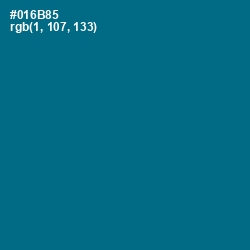 #016B85 - Blue Lagoon Color Image