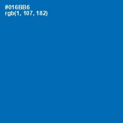 #016BB6 - Deep Cerulean Color Image