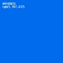 #016BED - Blue Ribbon Color Image