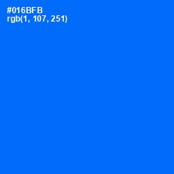 #016BFB - Blue Ribbon Color Image