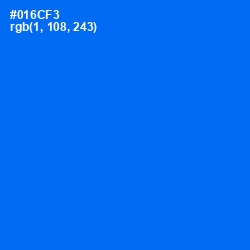 #016CF3 - Blue Ribbon Color Image