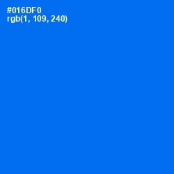#016DF0 - Blue Ribbon Color Image