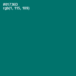 #01736D - Pine Green Color Image