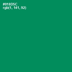 #018D5C - Deep Sea Color Image