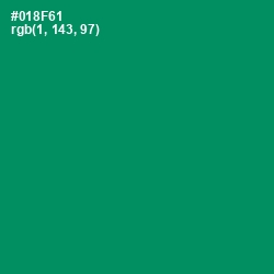 #018F61 - Deep Sea Color Image