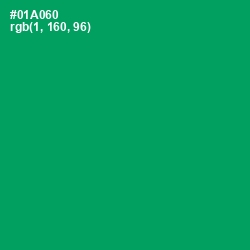 #01A060 - Green Haze Color Image