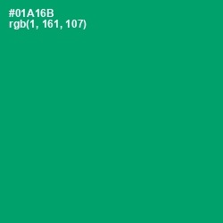 #01A16B - Green Haze Color Image