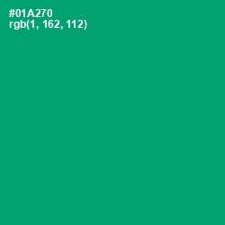 #01A270 - Jade Color Image