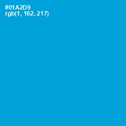 #01A2D9 - Cerulean Color Image