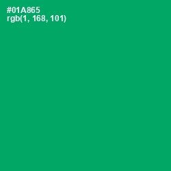 #01A865 - Green Haze Color Image