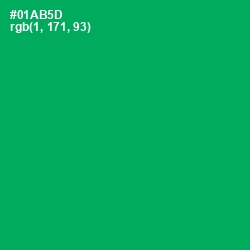 #01AB5D - Green Haze Color Image