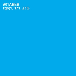 #01ABEB - Cerulean Color Image