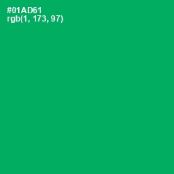 #01AD61 - Jade Color Image