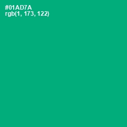 #01AD7A - Jade Color Image