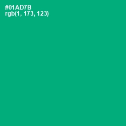 #01AD7B - Jade Color Image