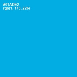 #01ADE2 - Cerulean Color Image