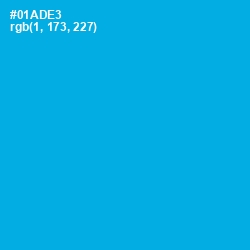 #01ADE3 - Cerulean Color Image