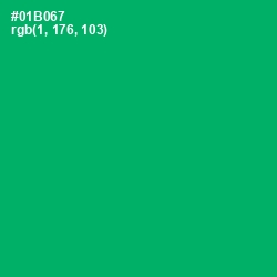 #01B067 - Jade Color Image