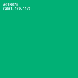 #01B075 - Jade Color Image