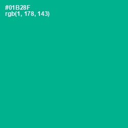 #01B28F - Persian Green Color Image